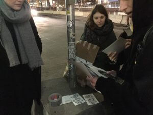 Urban Sketching-Intervention Projektraum Lotte